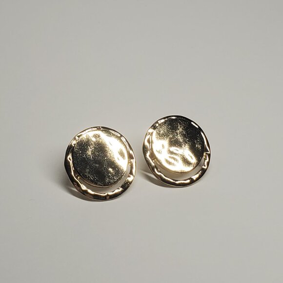 Kenneth Cole Gold Disc Earrings - Picture 7 of 12